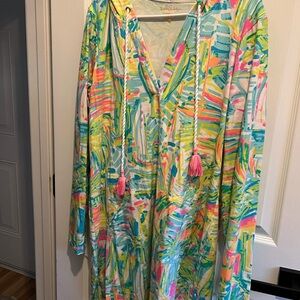 Lilly Pulitzer Pastel Hooded Cover-Up